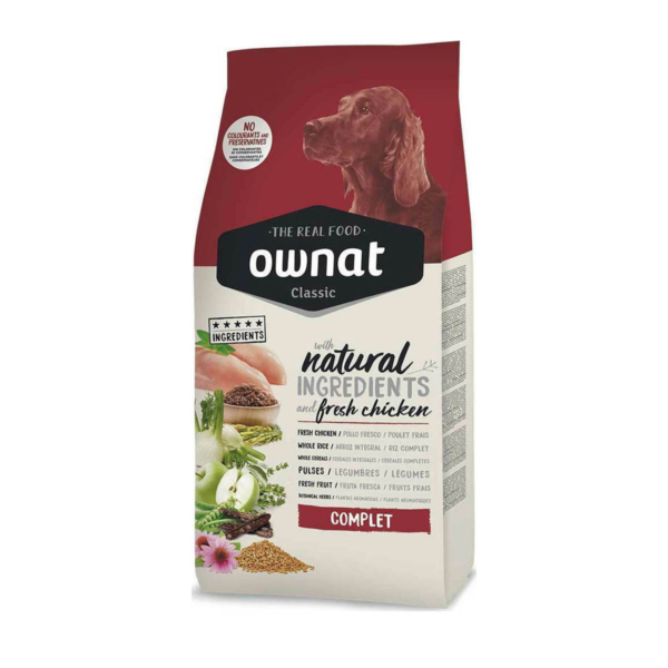 Ownat Classic Complet Ξηρά Τροφή για Ενήλικους Σκύλους με Κοτόπουλο 4kg