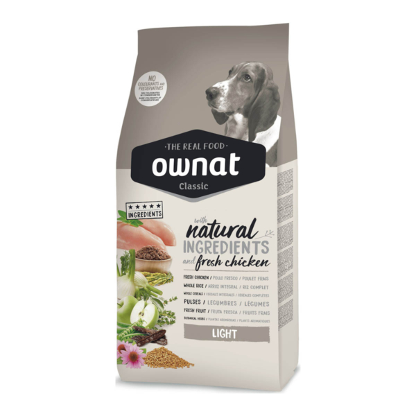 Ownat Classic Light Ξηρά Τροφή Διαίτης Ενήλικους Σκύλους Κοτόπουλο 4kg
