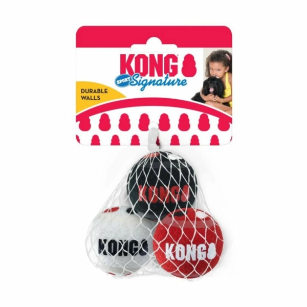 Kong Signature Sport Balls Μπάλα Παιχνίδι Σκύλου Small 3τμχ