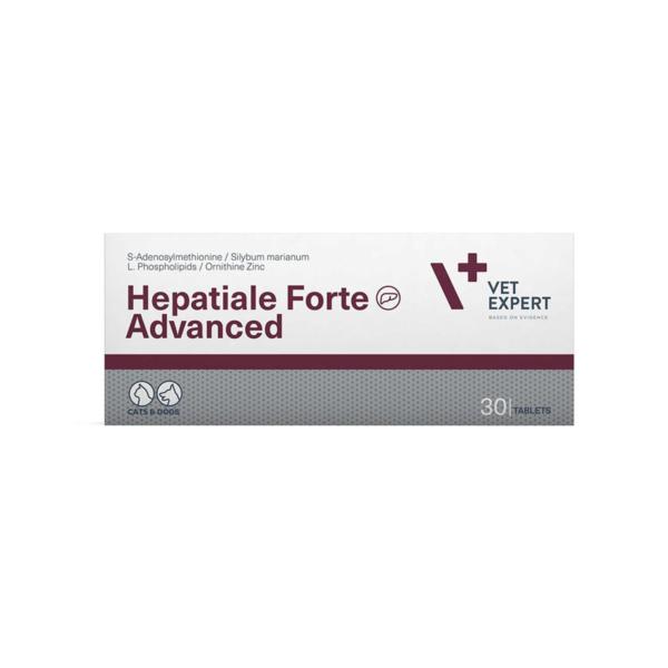 VetExpert Hepatiale Forte Advanced Συμπλήρωμα Διατροφής Σκύλου & Γάτας 30 tabs