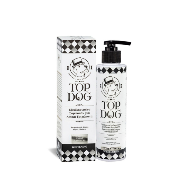 Top Dog Conditioner Σαμπουάν Whitening Για Ασπρα Σκυλιά 250ml