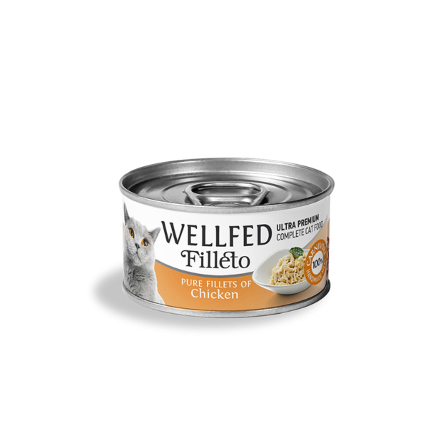 Wellfed Filleto with Pure Turkey Με Κοτόπουλο 70gr