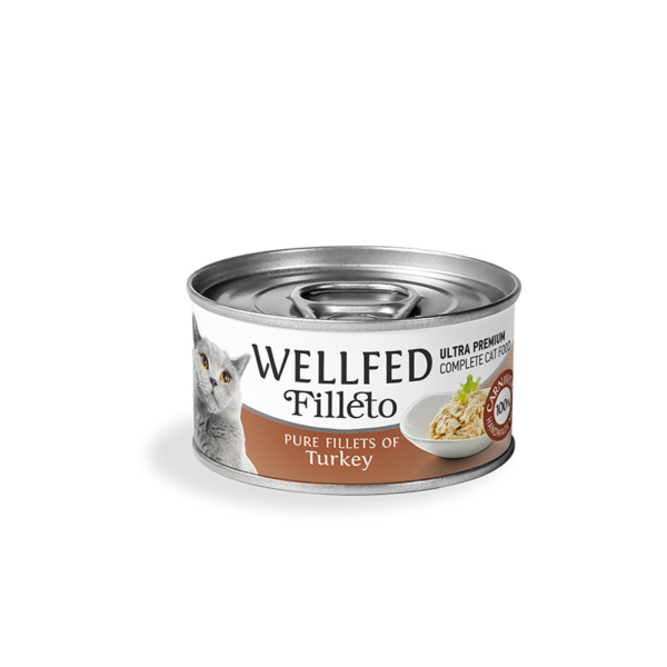 Wellfed Filleto with Pure Turkey Με Γαλοπούλα 70gr