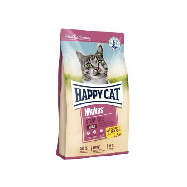 Happy Cat Minkas Sterilised Τροφή Για Στειρωμένες Γάτες 1,5kg