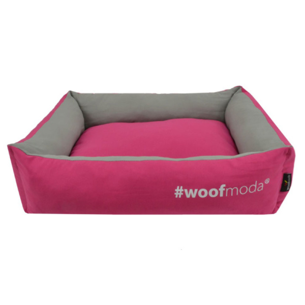 Woofmoda Κρεβάτι Σκύλου - Γάτας Πουφ Φούξια