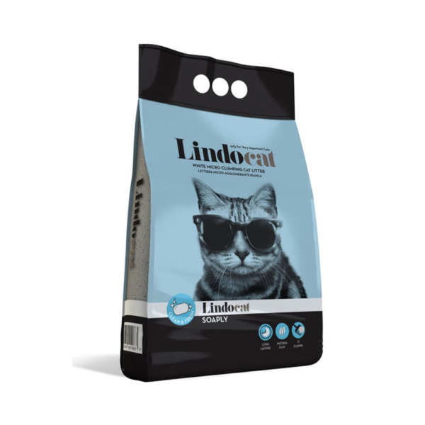 Lindocat Άμμος Μπετονίτη Γάτας Soap Clumping 10kg